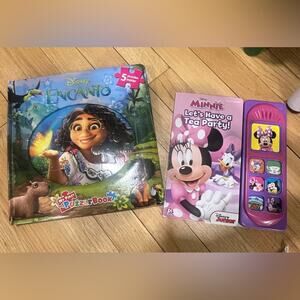Disney's Encanto Puzzle and Minnie Sound Book Bundle